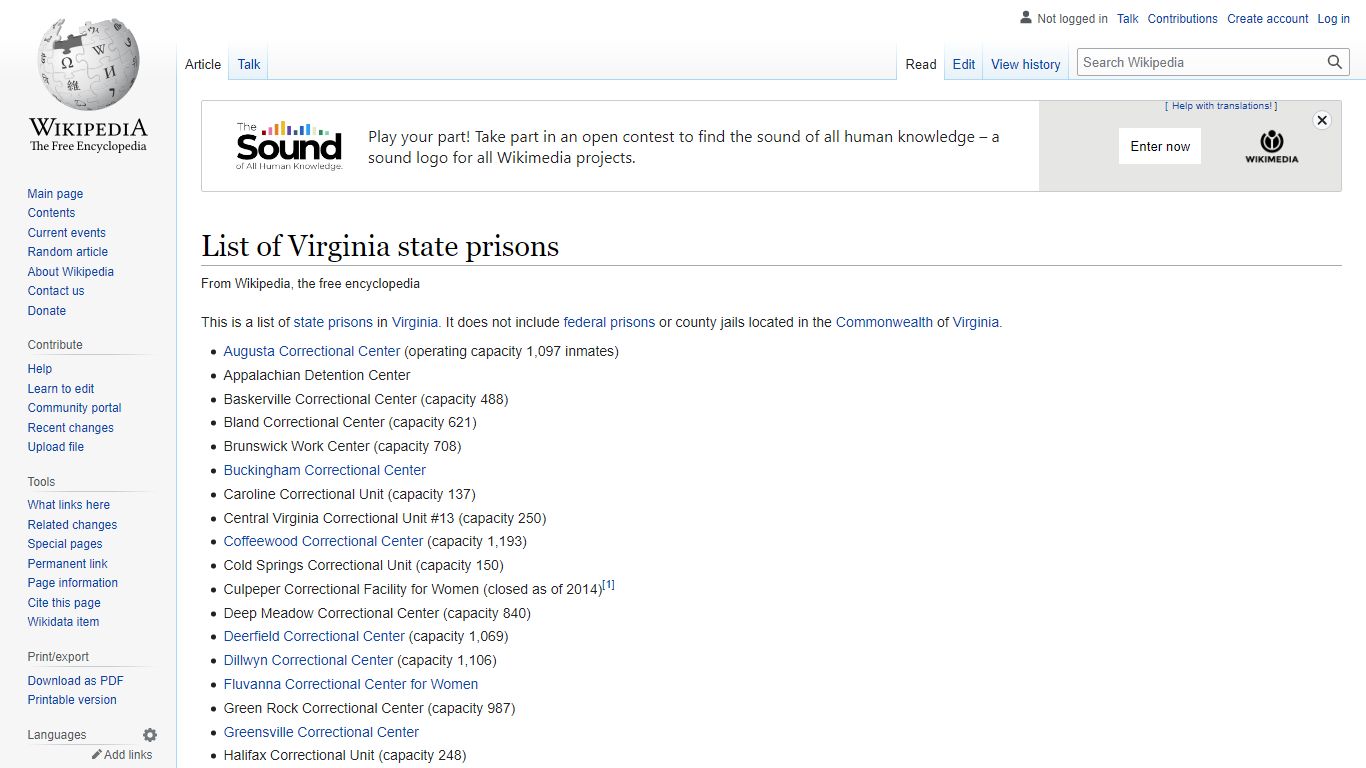 List of Virginia state prisons - Wikipedia