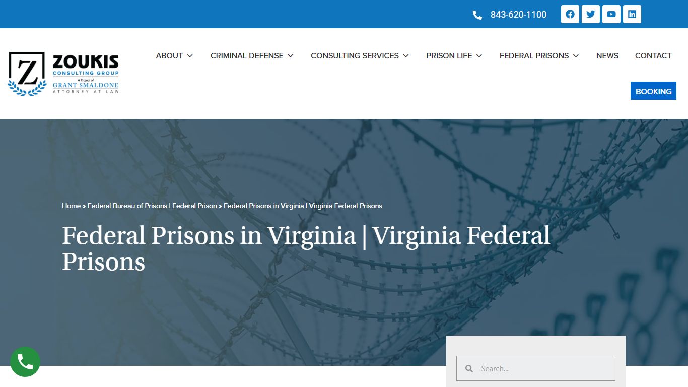 Federal Prisons in Virginia - Zoukis Consulting Group